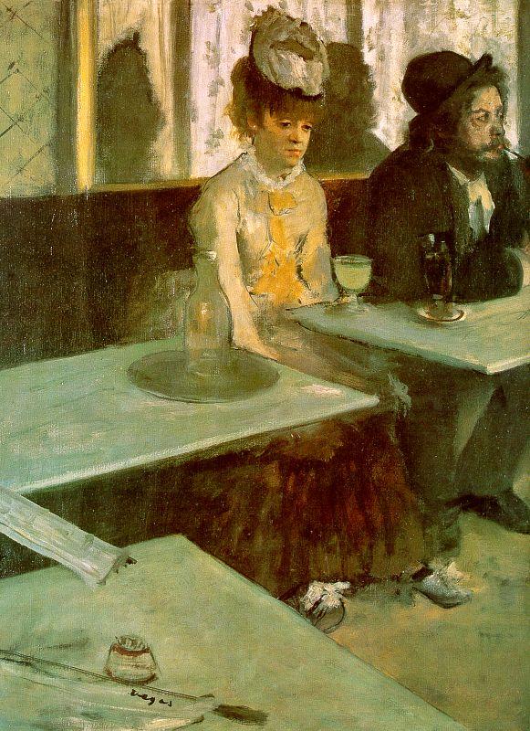 Edgar Degas Absinthe Drinker_t oil painting picture